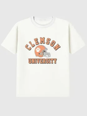 Clemson University Football Vintage Graphic T-Shirt