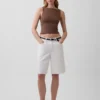 Closeknit Jersey Boatneck Crop Tank Top