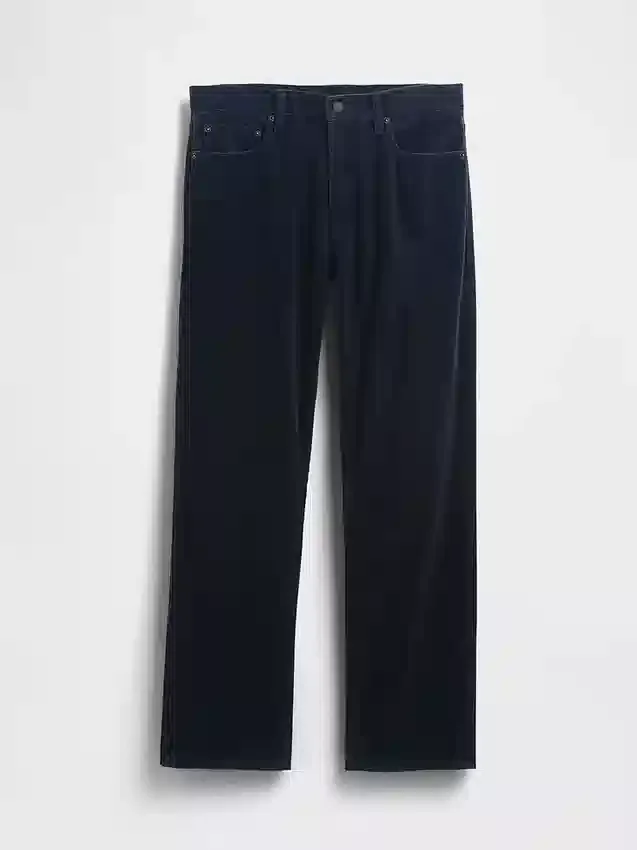 Corduroy Relaxed Straight Pants