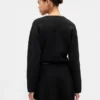 Cotton-Blend Pocket Cardigan Sweater