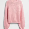 Cotton-Blend Relaxed Crewneck Sweater