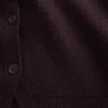 Cotton-Blend Relaxed V-Neck Cardigan Sweater