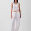 Cotton Gauze Easy Joggers