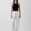 Cotton Gauze Easy Joggers