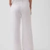 Cotton Gauze Easy Split-Hem Pants