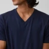 Cotton Jersey V-Neck T-Shirt