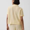 Crinkle Gauze Oversized Pj Shirt