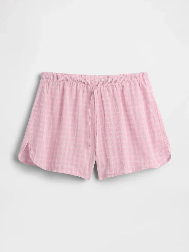 Crinkle Gauze Pj Shorts