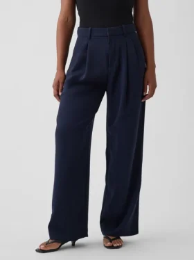 Curvy 365 High Rise Pleated Trousers