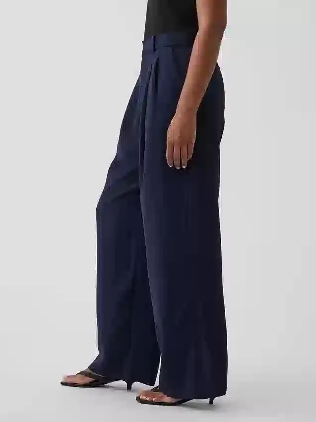Curvy 365 High Rise Pleated Trousers