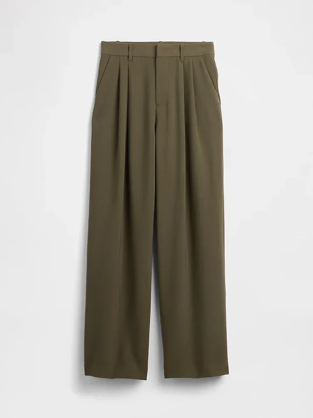 Curvy 365 High Rise Pleated Trousers
