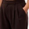 Curvy 365 High Rise Pleated Trousers