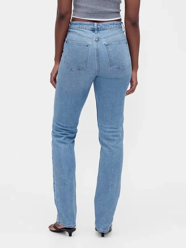Curvy High Rise '90S Slim Straight Jeans