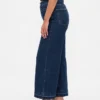 Curvy High Rise Stride Wide-Leg Ankle Jeans