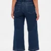 Curvy High Rise Stride Wide-Leg Ankle Jeans