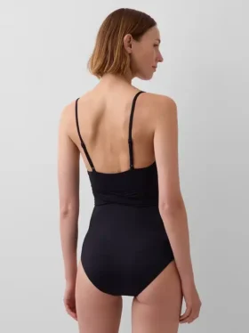 Cutout Wrap One-Piece Swimsuit