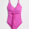 Cutout Wrap One-Piece Swimsuit