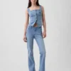 Denim Corset Top