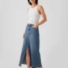 Denim Maxi Skirt