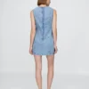 Denim Mini Shift Dress