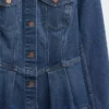 Denim Peplum Jacket