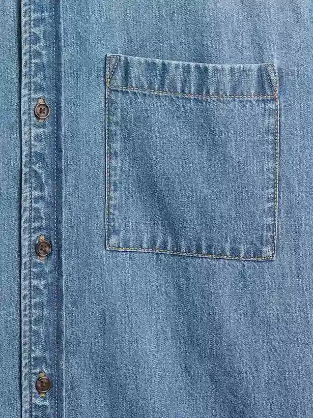 Denim Relaxed Shirt