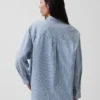 Denim Stripe Big Shirt