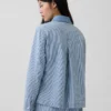 Denim Stripe Chore Jacket