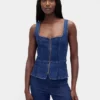 Denim Zip Vest