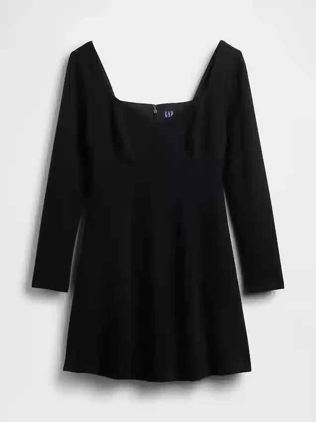 Double Knit Sweetheart Corset Mini Dress