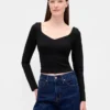 Double Knit Sweetheart Top