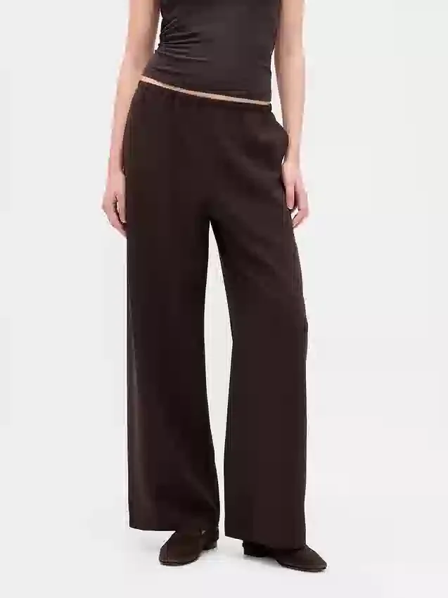 Easy Wide-Leg Pants