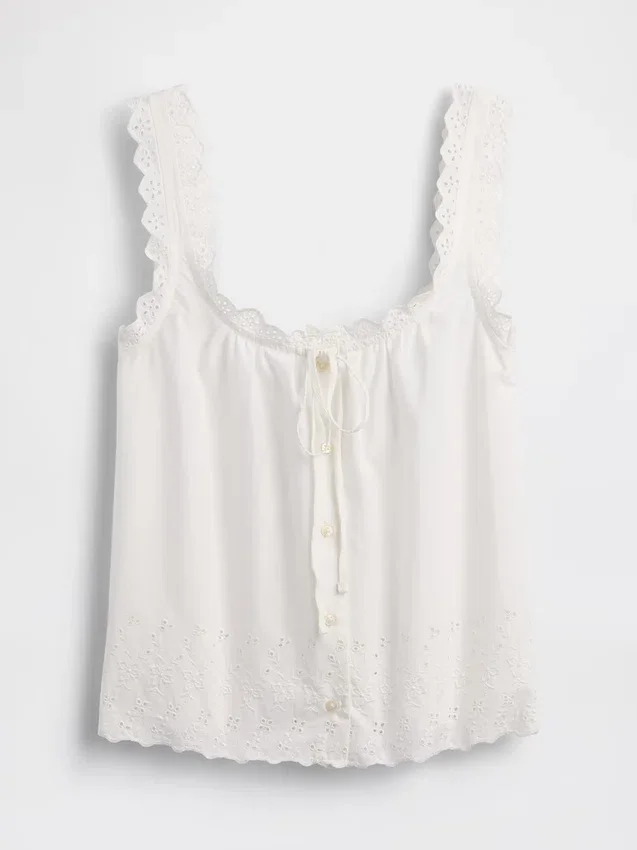 Embroidered Pj Tank
