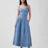 Eyelet Crop Bustier Top