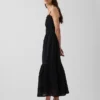 Eyelet Tiered Maxi Dress