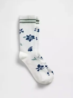 Floral Crew Socks