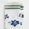 Floral Crew Socks