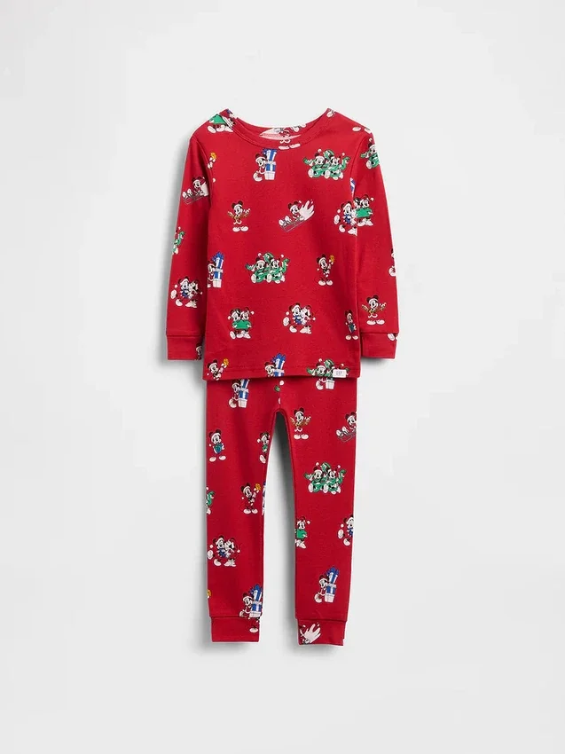 Gap × Disney Kids & Baby Organic Brushed Cotton Holiday Pj Set