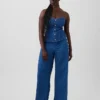 Gap × Hfr High Rise Pintuck Stride Wide-Leg Jeans by Atelier Ndigo