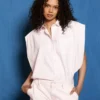 Gap × Hfr Ultrasoft Denim Wide-Shoulder Shirt by Nicole Benefield Portfolio