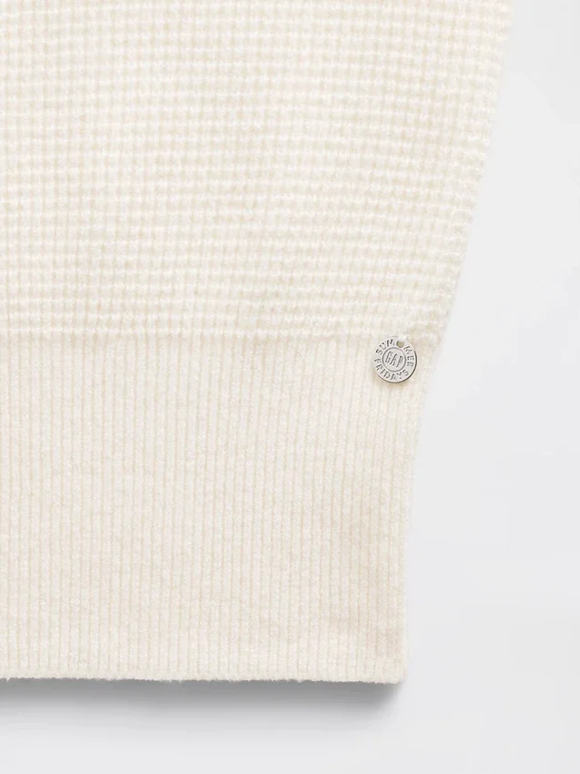 Gap × Summer Fridays Cashsoft Waffle Crop Hoodie