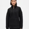 Gapfit Quilted Jacquard Half-Zip Pullover