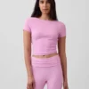 Gapfit Smooth Reversible Wrap Crop Top