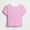 Gapfit Smooth Reversible Wrap Crop Top