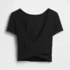 Gapfit Smooth Reversible Wrap Crop Top