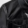 Gapstudio Vegan Patent Leather Crop Jacket