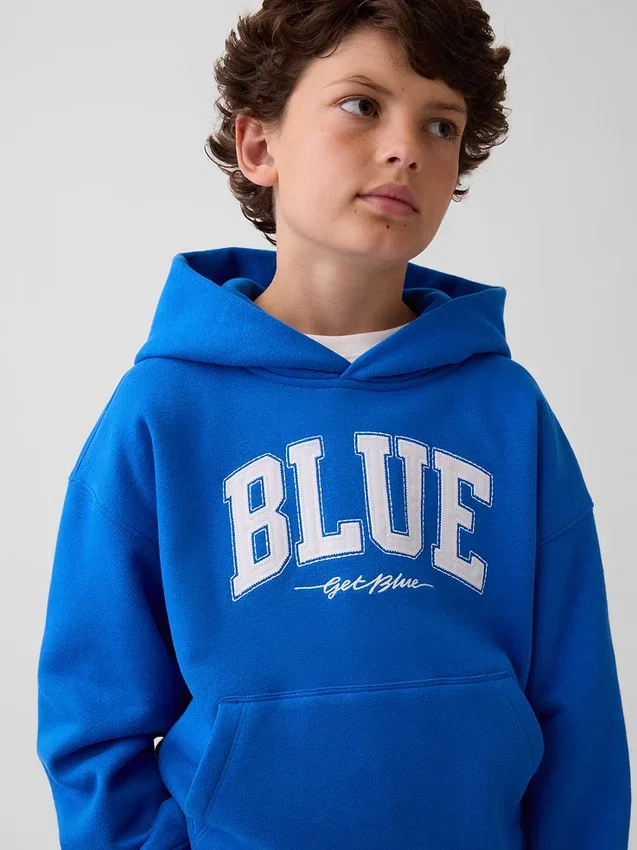 Get Blue Kids Vintagesoft Relaxed Hoodie