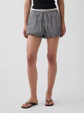 Gingham Easy Bubble Shorts