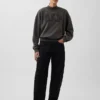 Heavyweight French Terry Oversized Mockneck Sweatshirt