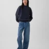 Heavyweight French Terry Oversized Mockneck Sweatshirt